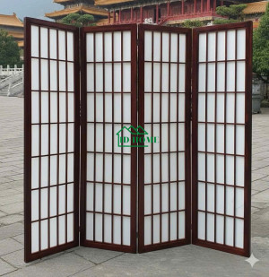 Bình phong gỗ kiểu Nhật